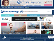 Tablet Screenshot of biotechnologia.pl